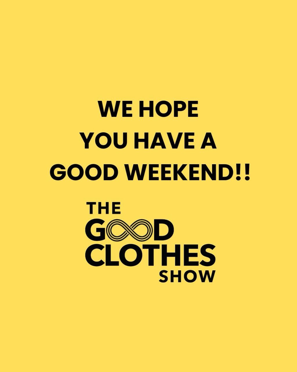 Instagram post from thegoodclothesshow. This post is in position 5.